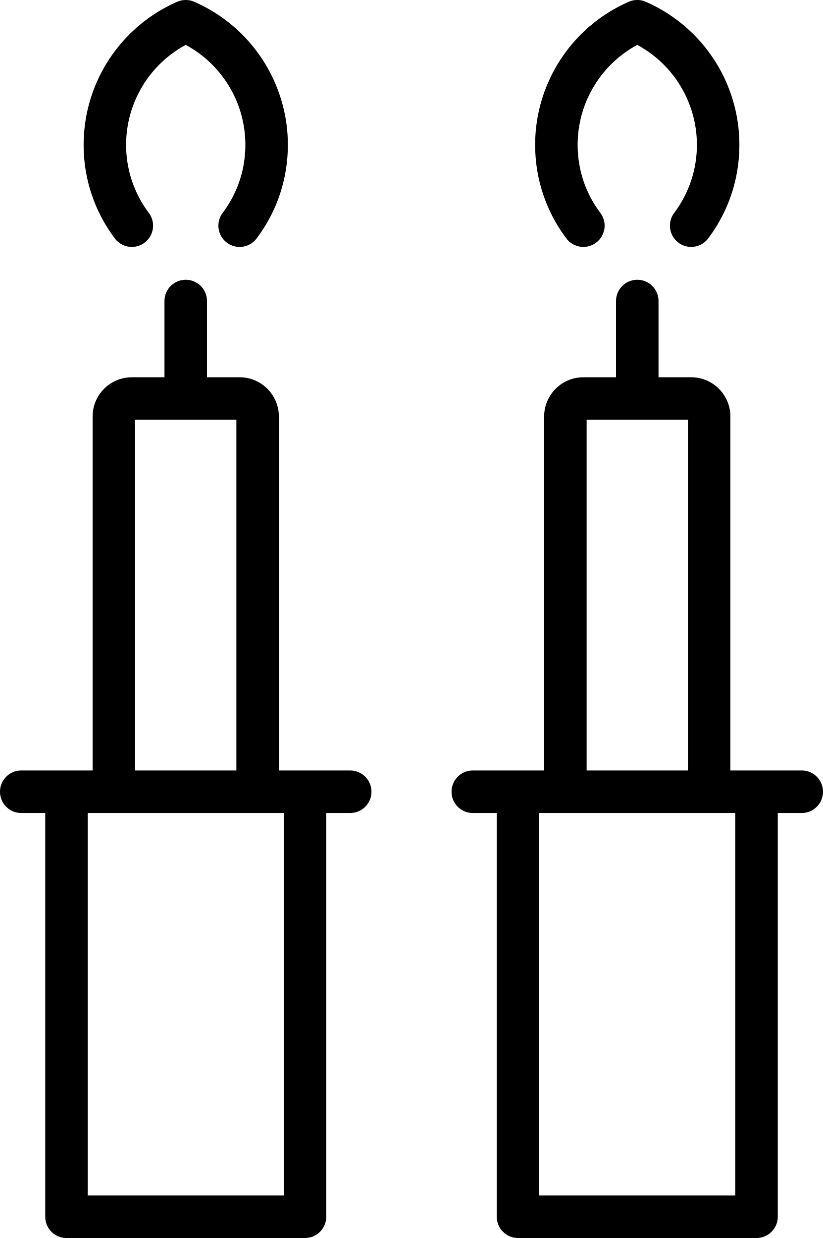 Jewish Candles Engraving Svg Design Free Vectors